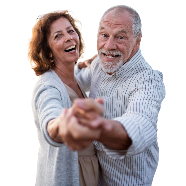 Happy Seniour Couple Dancing in Murrysville, PA